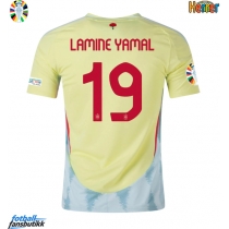 Spania Lamine Yamal #19 Bortedrakt EM 2024 Kortermet